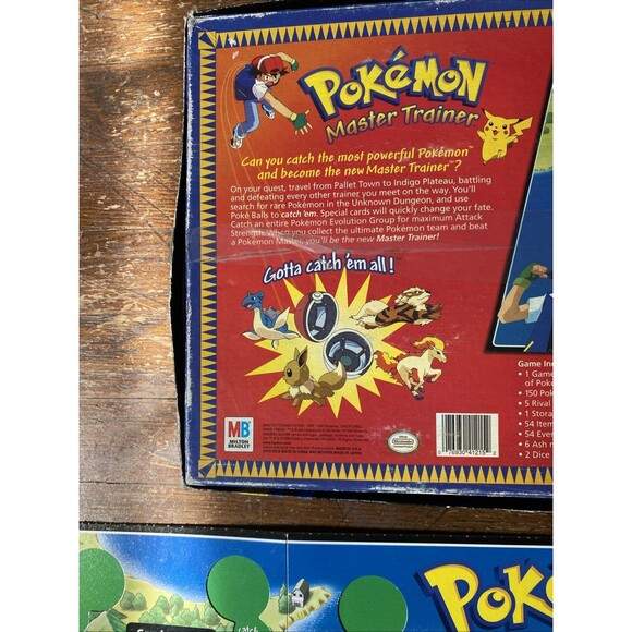 Pokemon Master Trainer Board Game Vintage Hasbro 95% Complete 1999 RARE - Picture 7 of 8
